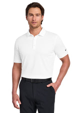 Nike Dri-FIT Solid Icon Pique Modern Fit Polo. - White