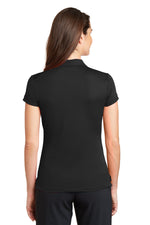 Nike Women's Dri-FIT Solid Icon Pique Modern Fit Polo. - Black