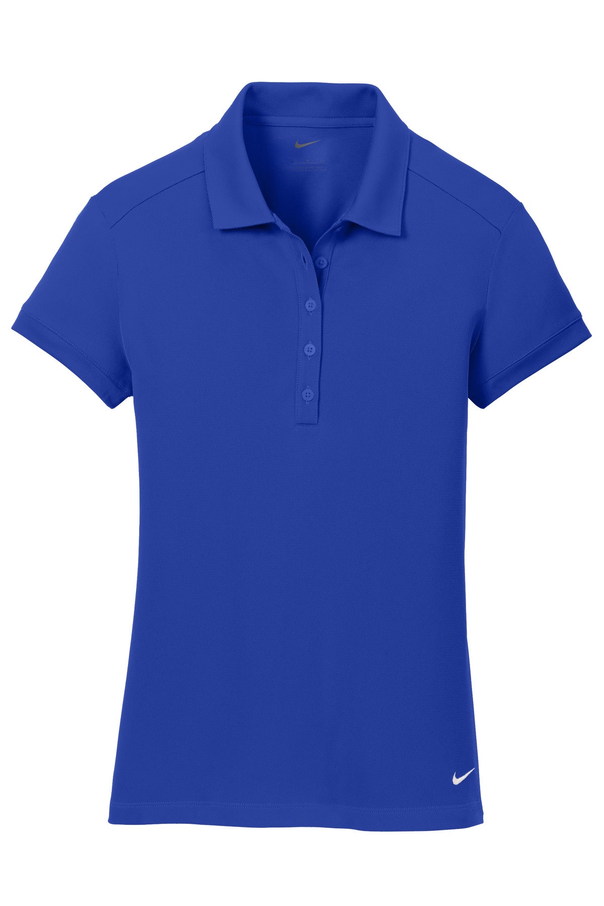 Nike Women's Dri-FIT Solid Icon Pique Modern Fit Polo. - Deep Royal Blue