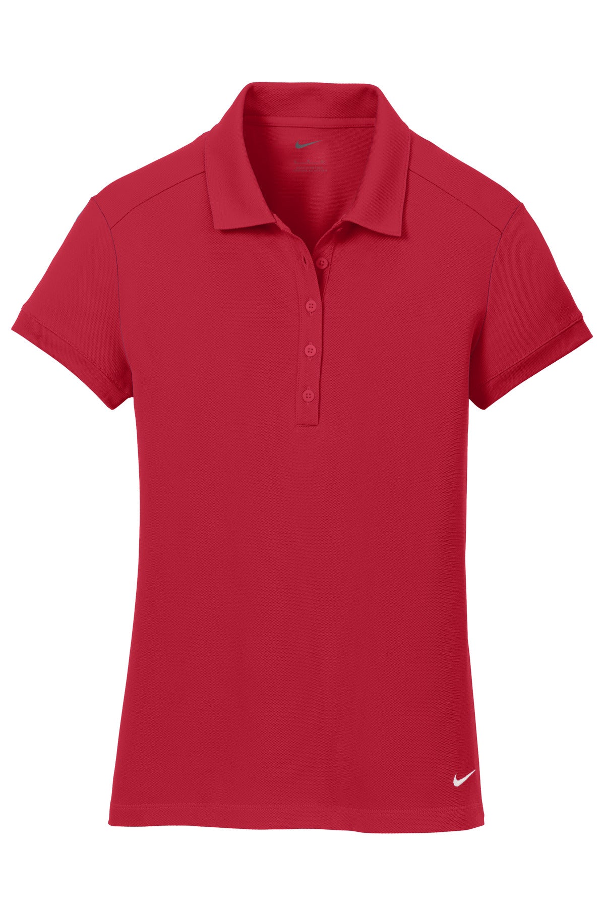 Nike Women's Dri-FIT Solid Icon Pique Modern Fit Polo. - Gym Red