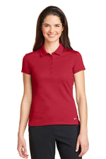 Nike Women's Dri-FIT Solid Icon Pique Modern Fit Polo. - Gym Red