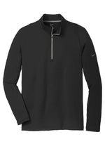 Nike Dri-FIT Stretch 1/2-Zip Cover-Up. - Black/ Dark Grey