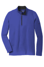 Nike Dri-FIT Stretch 1/2-Zip Cover-Up. - Deep Royal Blue/ Black