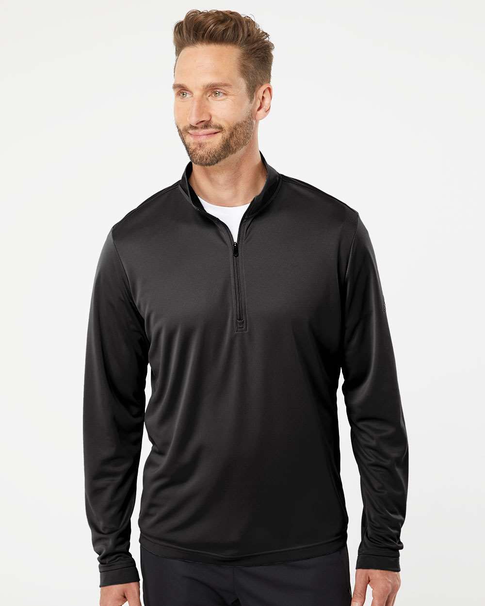 Men's Ultimate365 Lightweight Quarter-Zip Pullover - Black