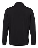 Men's Textured Quarter-Zip Pullover - Black