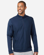 Men's Textured Quarter-Zip Pullover - Collegiate Navy