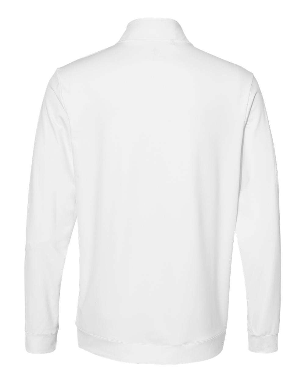 Men's Textured Quarter-Zip Pullover - White