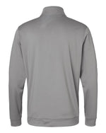 Men's Textured Quarter-Zip Pullover - Grey Three