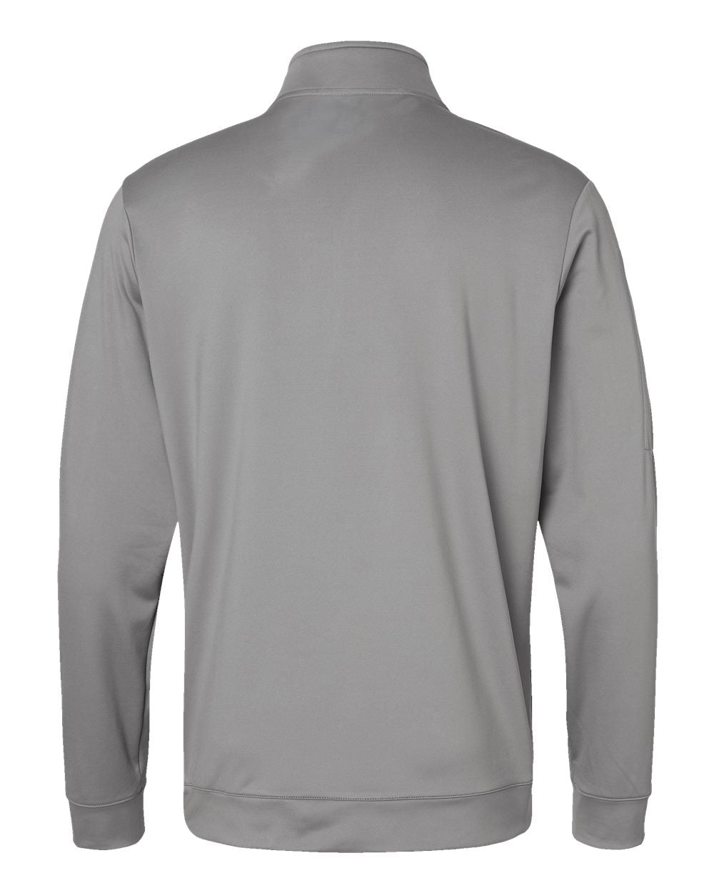 Men's Textured Quarter-Zip Pullover - Grey Three