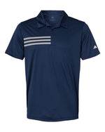 Men's 3-Stripes Chest Polo - Collegiate Navy/ White