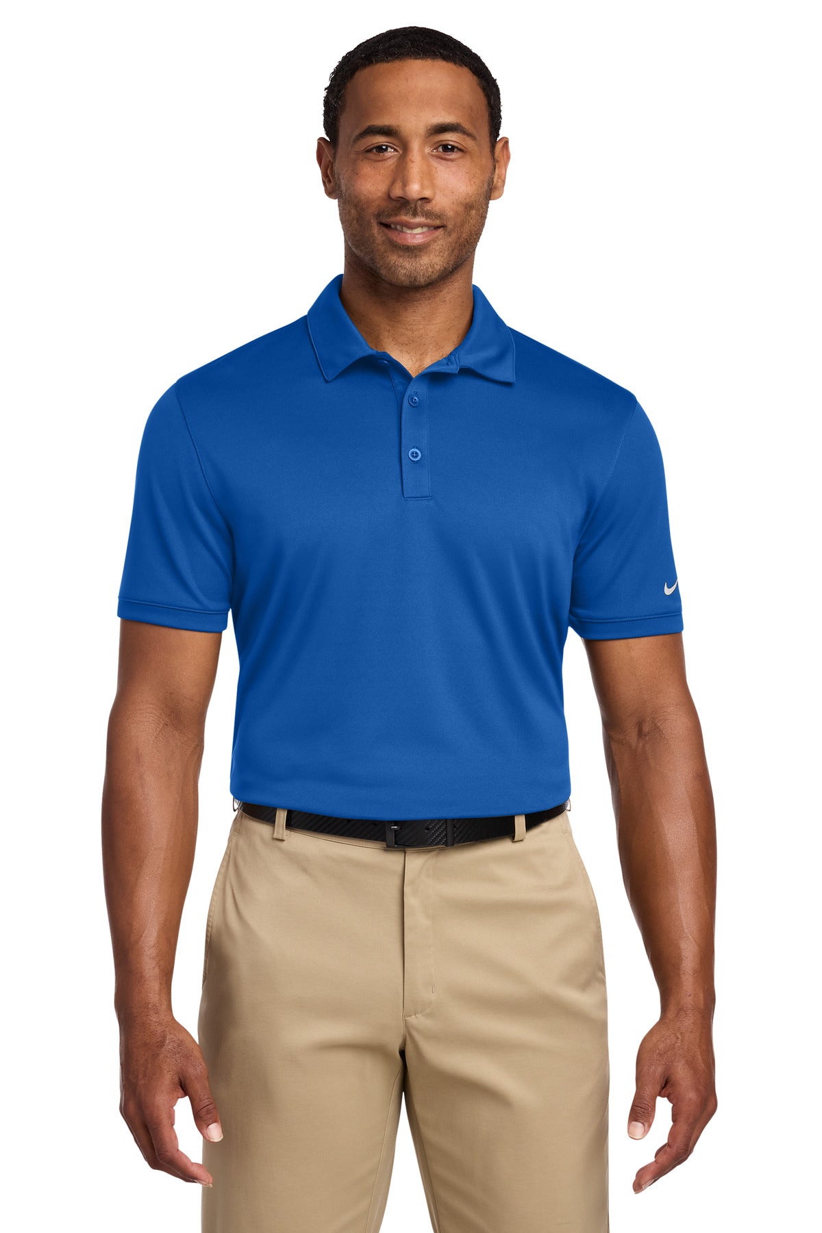 Nike Dri-FIT Players Modern Fit Polo. - Gym Blue
