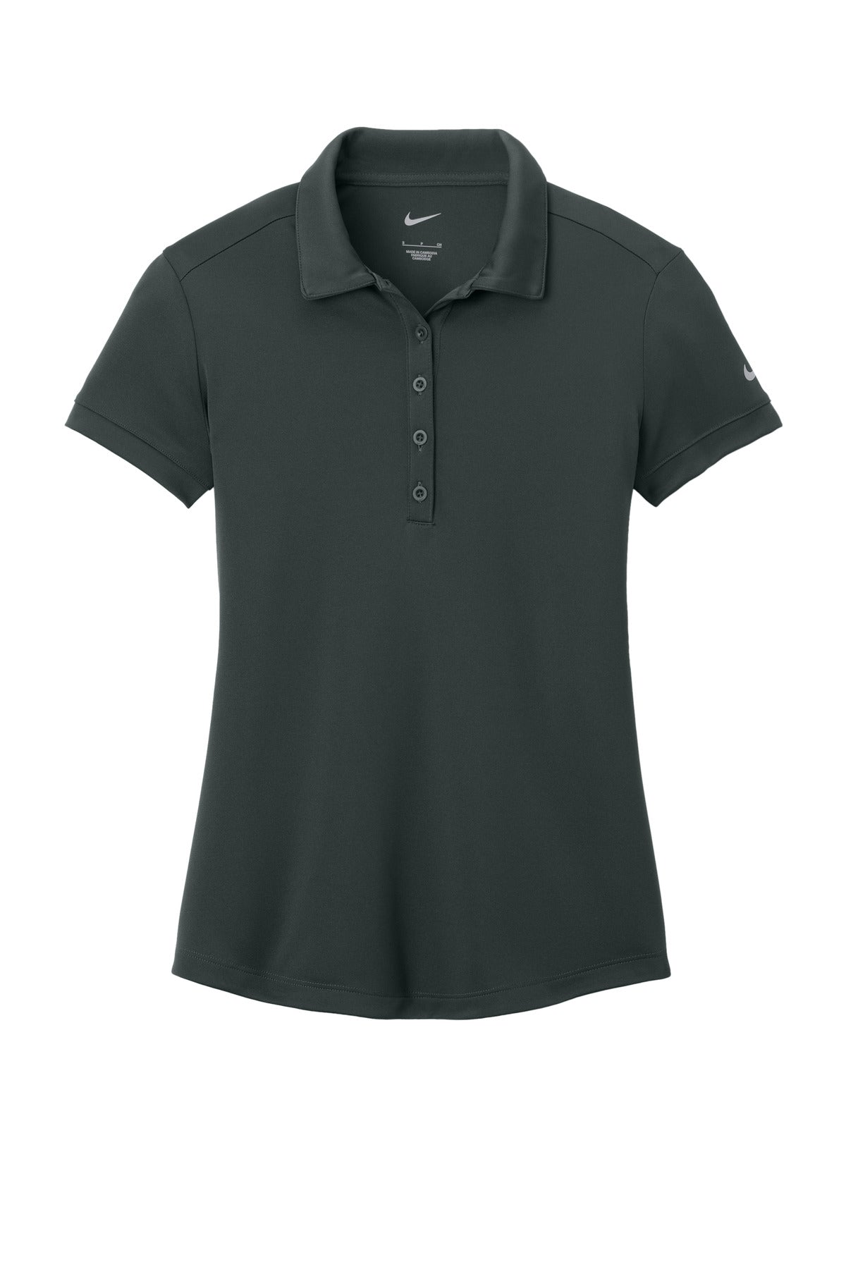 Nike Women's Dri-FIT Players Modern Fit  Polo. - Anthracite