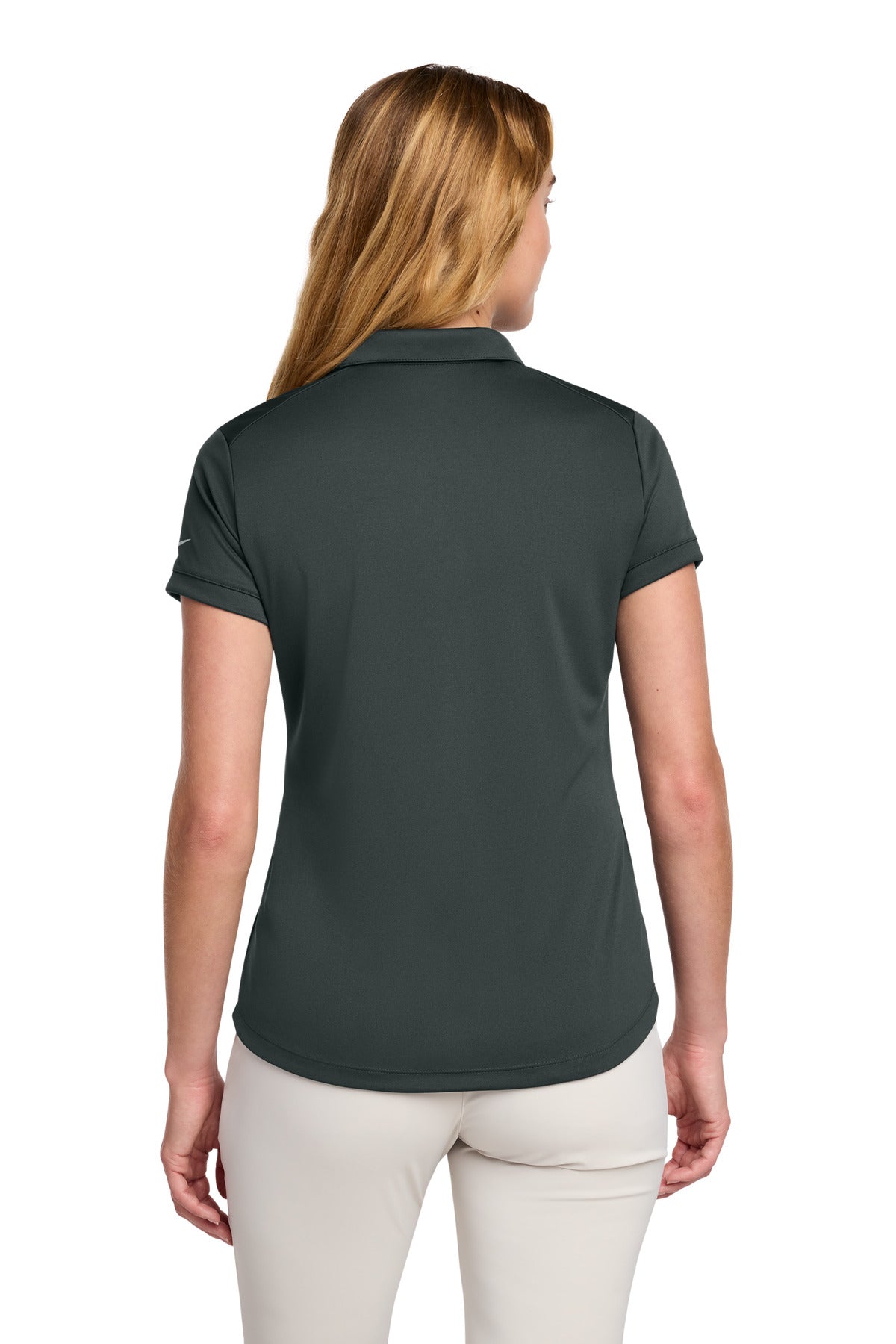 Nike Women's Dri-FIT Players Modern Fit  Polo. - Anthracite
