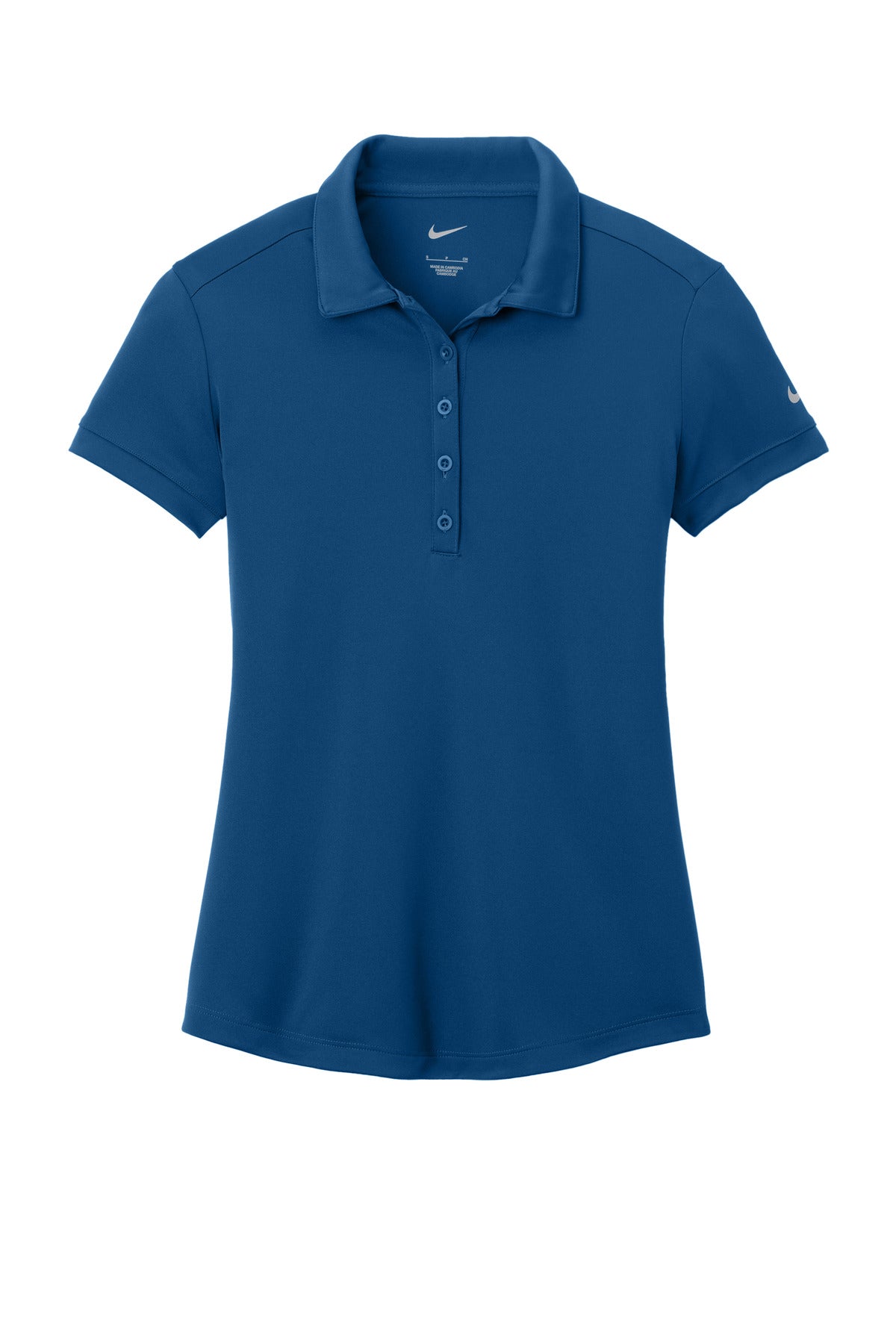 Nike Women's Dri-FIT Players Modern Fit  Polo. - Gym Blue