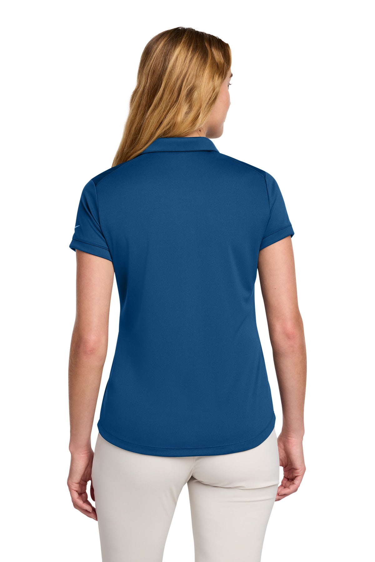 Nike Women's Dri-FIT Players Modern Fit  Polo. - Gym Blue