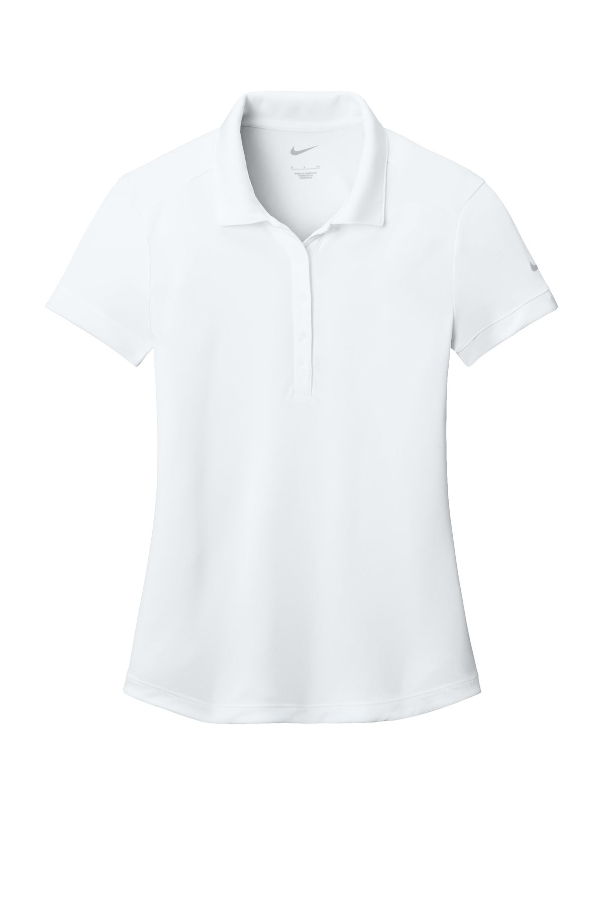 Nike Women's Dri-FIT Players Modern Fit  Polo. - White