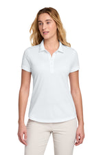 Nike Women's Dri-FIT Players Modern Fit  Polo. - White