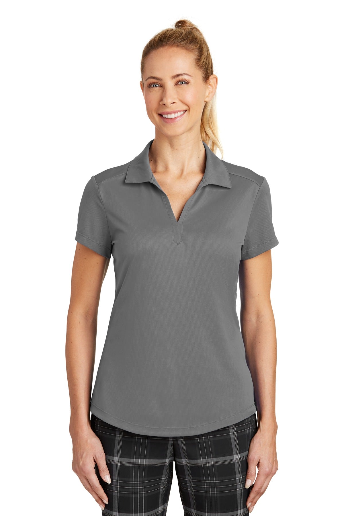 Nike Women's Dri-FIT Legacy Polo. - Dark Grey