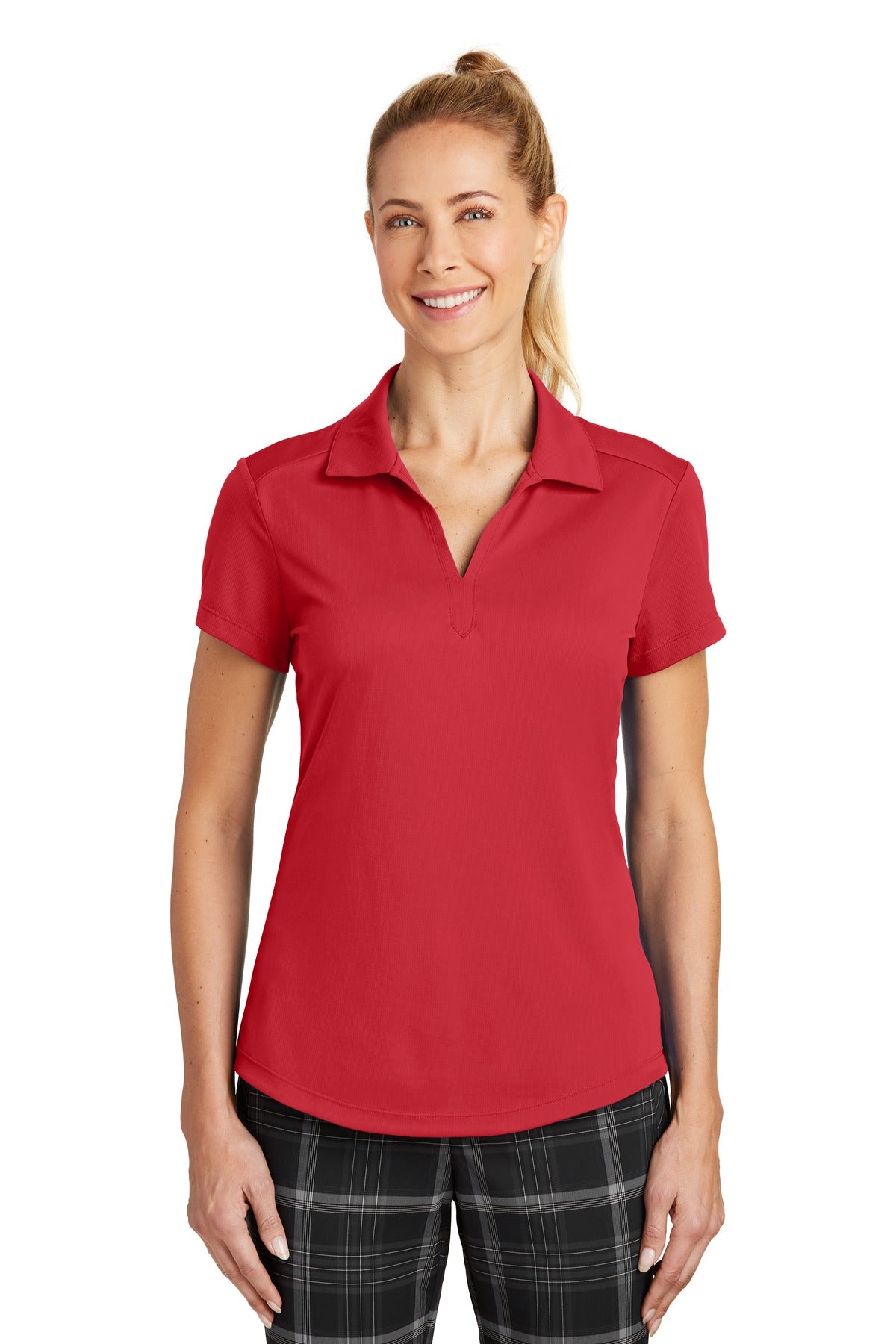 Nike Women's Dri-FIT Legacy Polo. - Gym Red