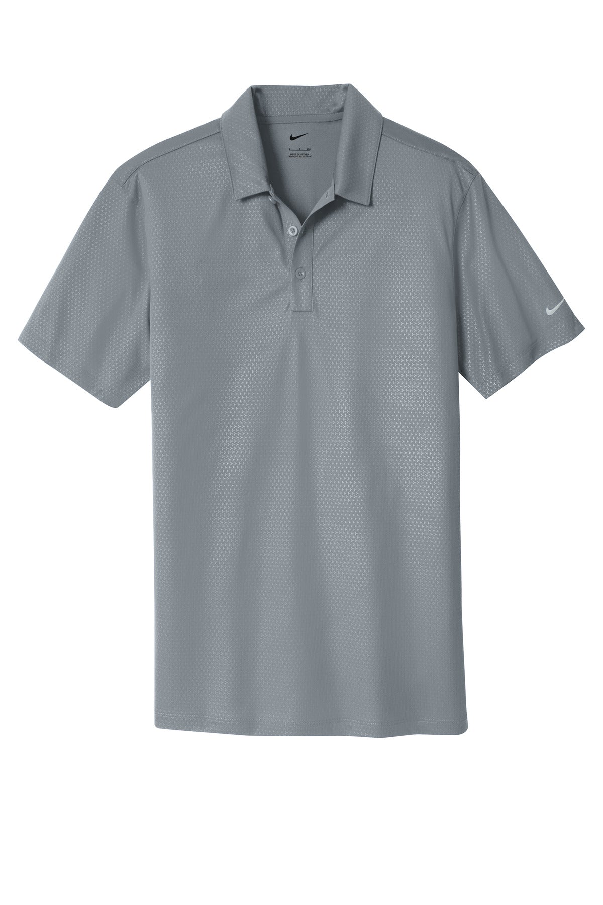 Nike Dri-FIT Embossed Tri-Blade Polo. - Cool Grey