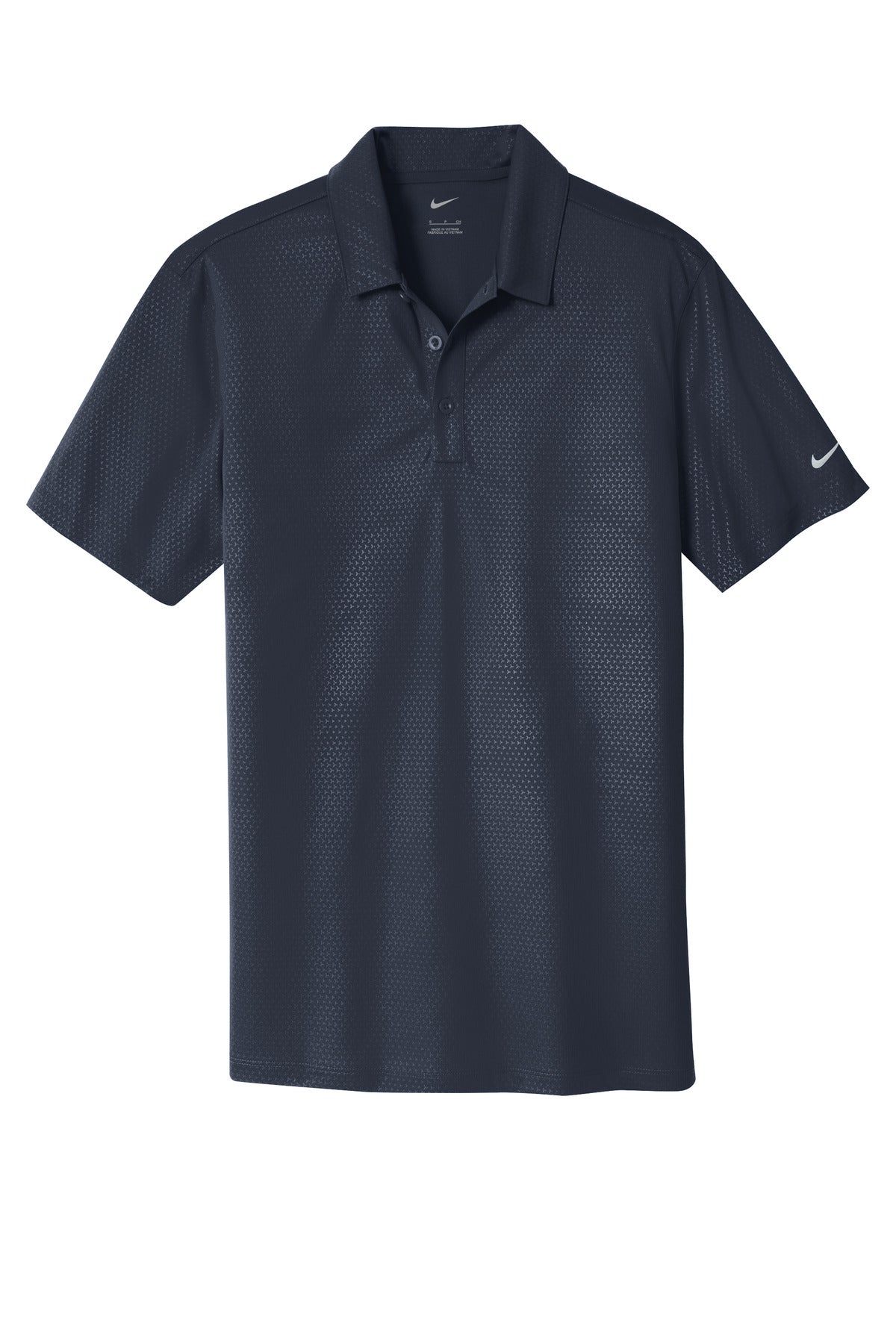 Nike Dri-FIT Embossed Tri-Blade Polo. - Marine