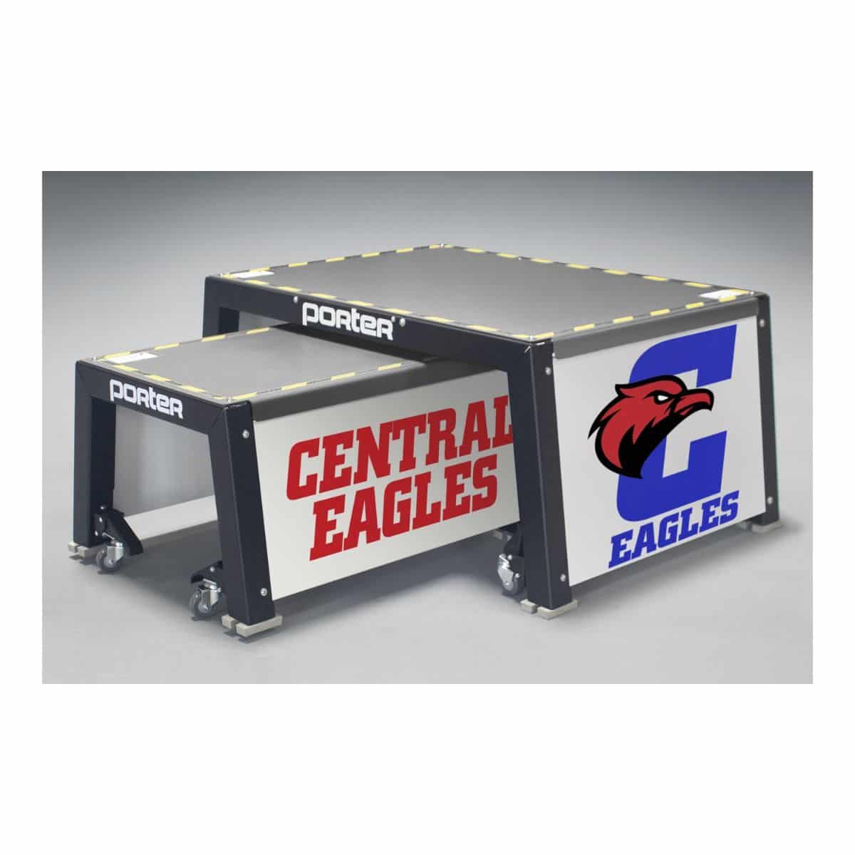 Porter Coaches Stand Plus; 44" X 36" X 24" Tall; With Custom Graphics