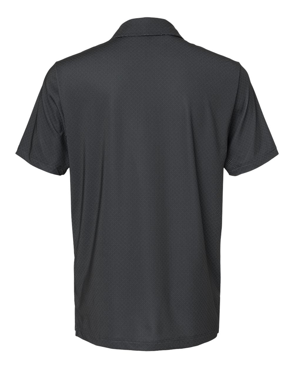 Men's Ultimate365 Diamond Dot Print Polo - Black/ White/ Grey Three