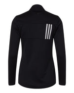 Women's 3-Stripes Double Knit Full-Zip Jacket - Black/ Grey Two