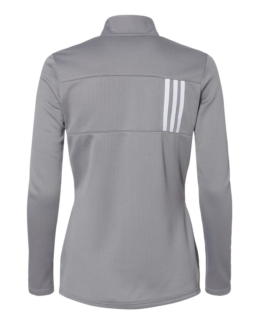 Women's 3-Stripes Double Knit Full-Zip Jacket - Grey Three/ White
