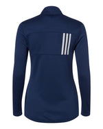 Women's 3-Stripes Double Knit Full-Zip Jacket - Team Navy Blue/ Grey Two