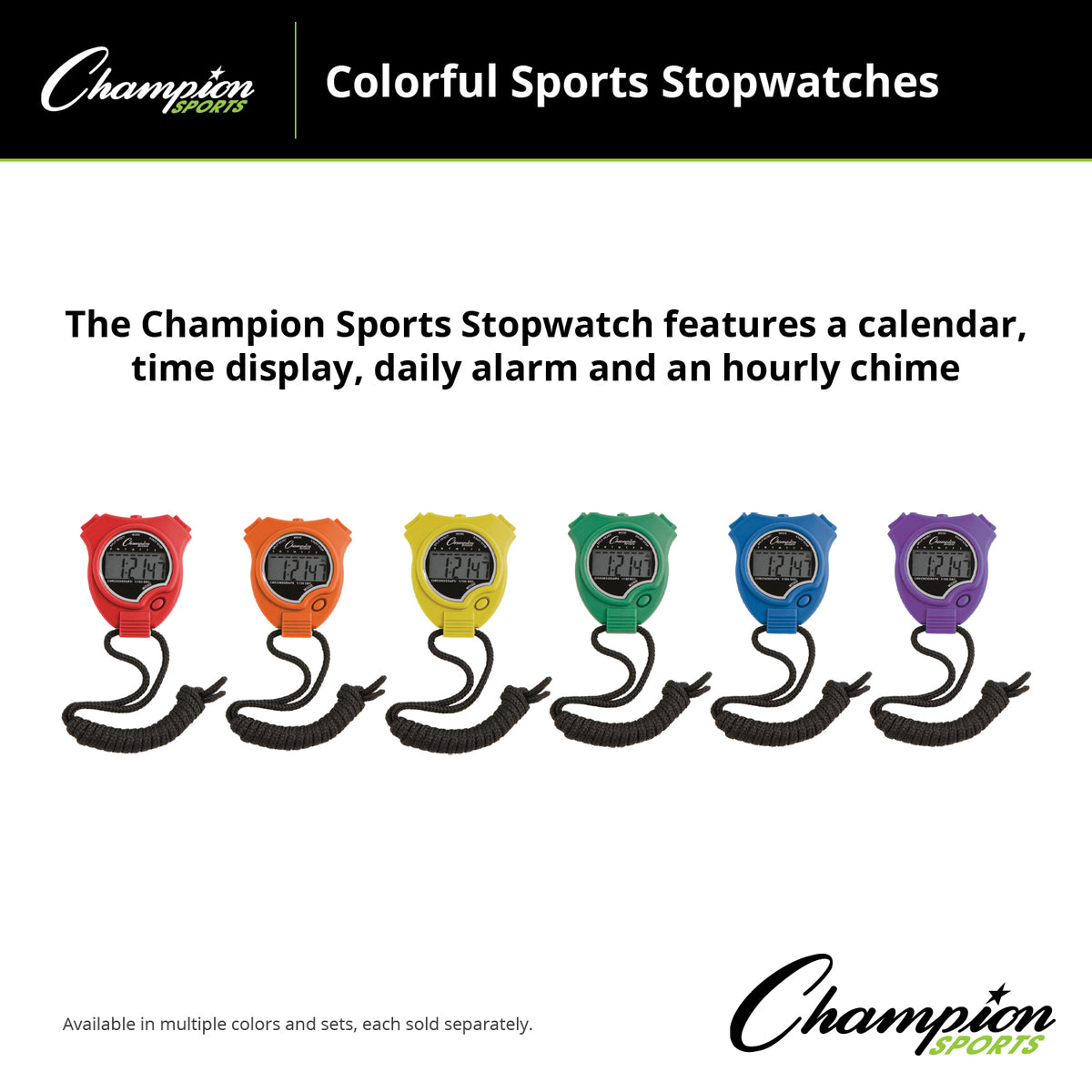 Champion Sports Precision Digital Stopwatch
