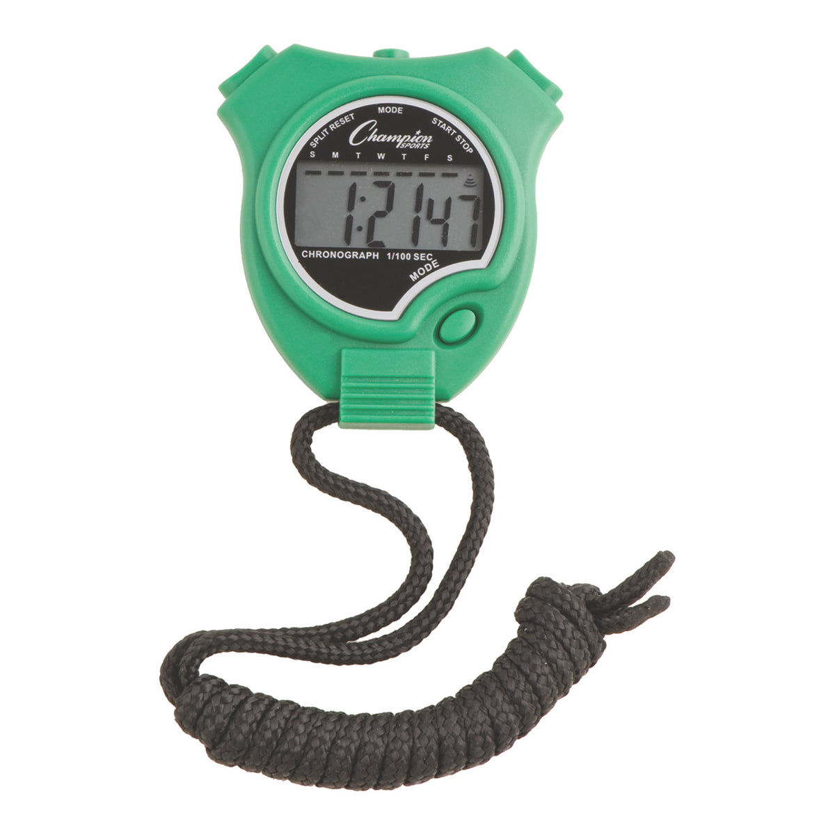 Champion Sports Precision Digital Stopwatch - Green