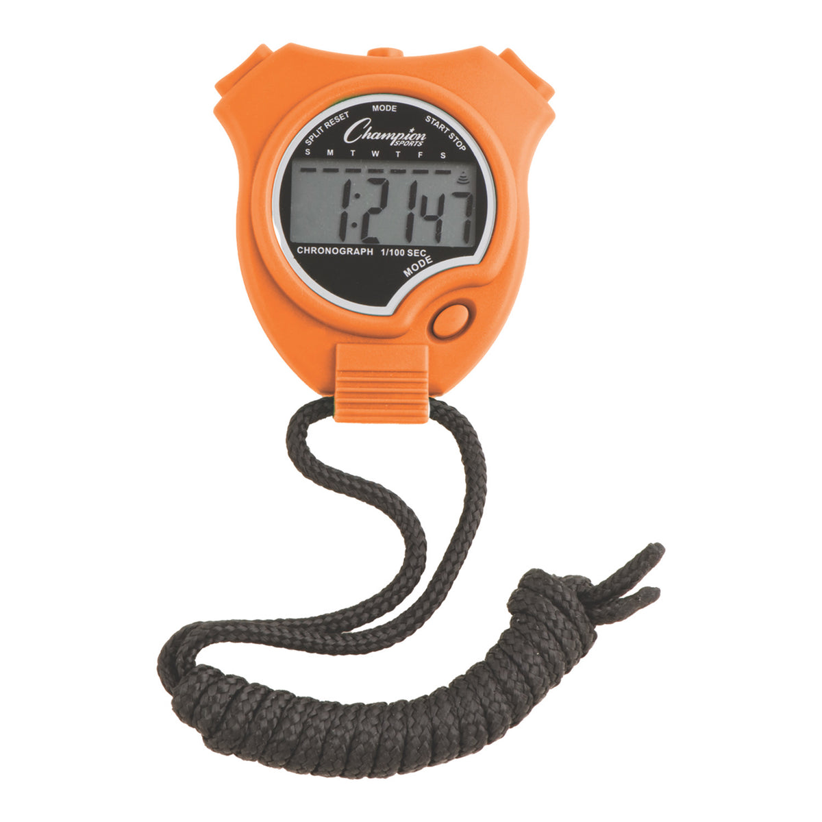 Champion Sports Precision Digital Stopwatch - Orange