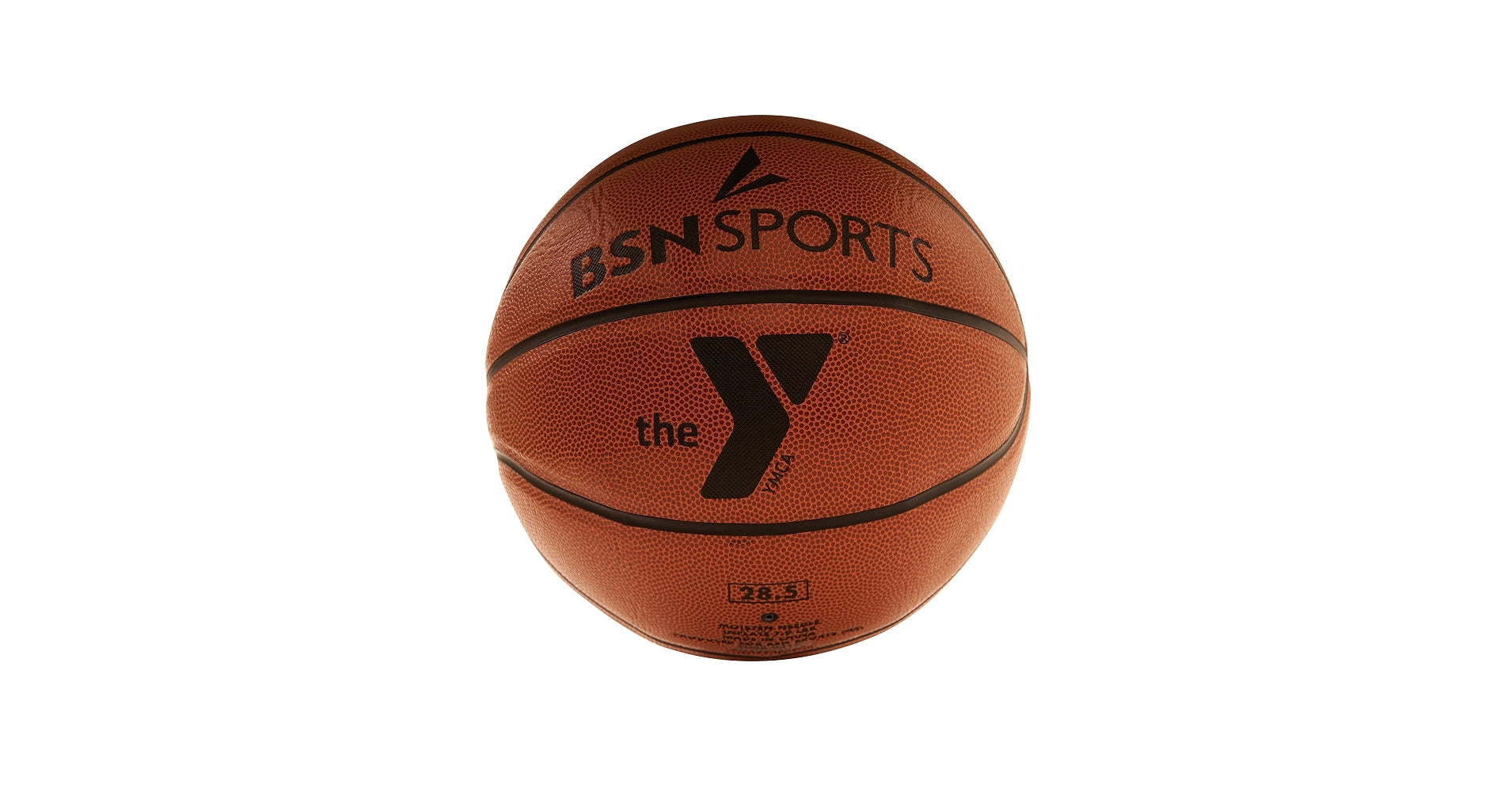 Athletic Connection Rubber Basketball YMCA Logo