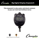 Champion Sports Big Digital Display Stopwatch