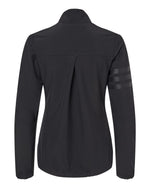 Women's Wind Resistant Full-Zip Jacket - Black/ Black