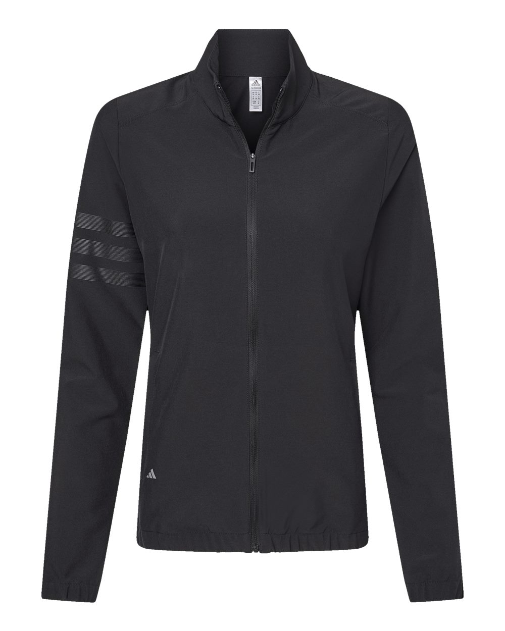 Women's Wind Resistant Full-Zip Jacket - Black/ Black
