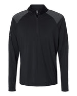 Men's Ultimate365 Lightweight Shoulder Stripe Quarter-Zip Pullover - Black