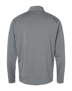 Men's Ultimate365 Lightweight Shoulder Stripe Quarter-Zip Pullover - Grey Three