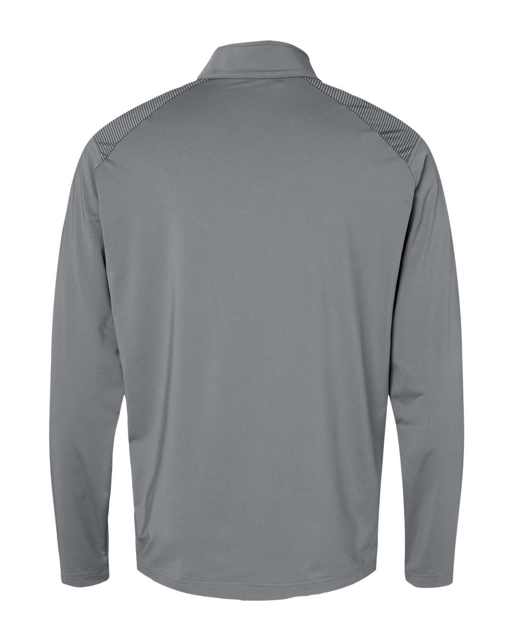 Men's Ultimate365 Lightweight Shoulder Stripe Quarter-Zip Pullover - Grey Three