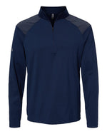Men's Ultimate365 Lightweight Shoulder Stripe Quarter-Zip Pullover - Team Navy Blue