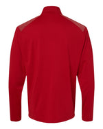 Men's Ultimate365 Lightweight Shoulder Stripe Quarter-Zip Pullover - Team Power Red