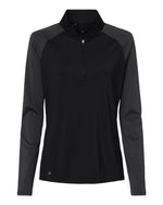 Women's Ultimate365 Lightweight Raglan Quarter-Zip Pullover - Black