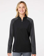 Women's Ultimate365 Lightweight Raglan Quarter-Zip Pullover - Black