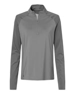 Women's Ultimate365 Lightweight Raglan Quarter-Zip Pullover - Grey Three