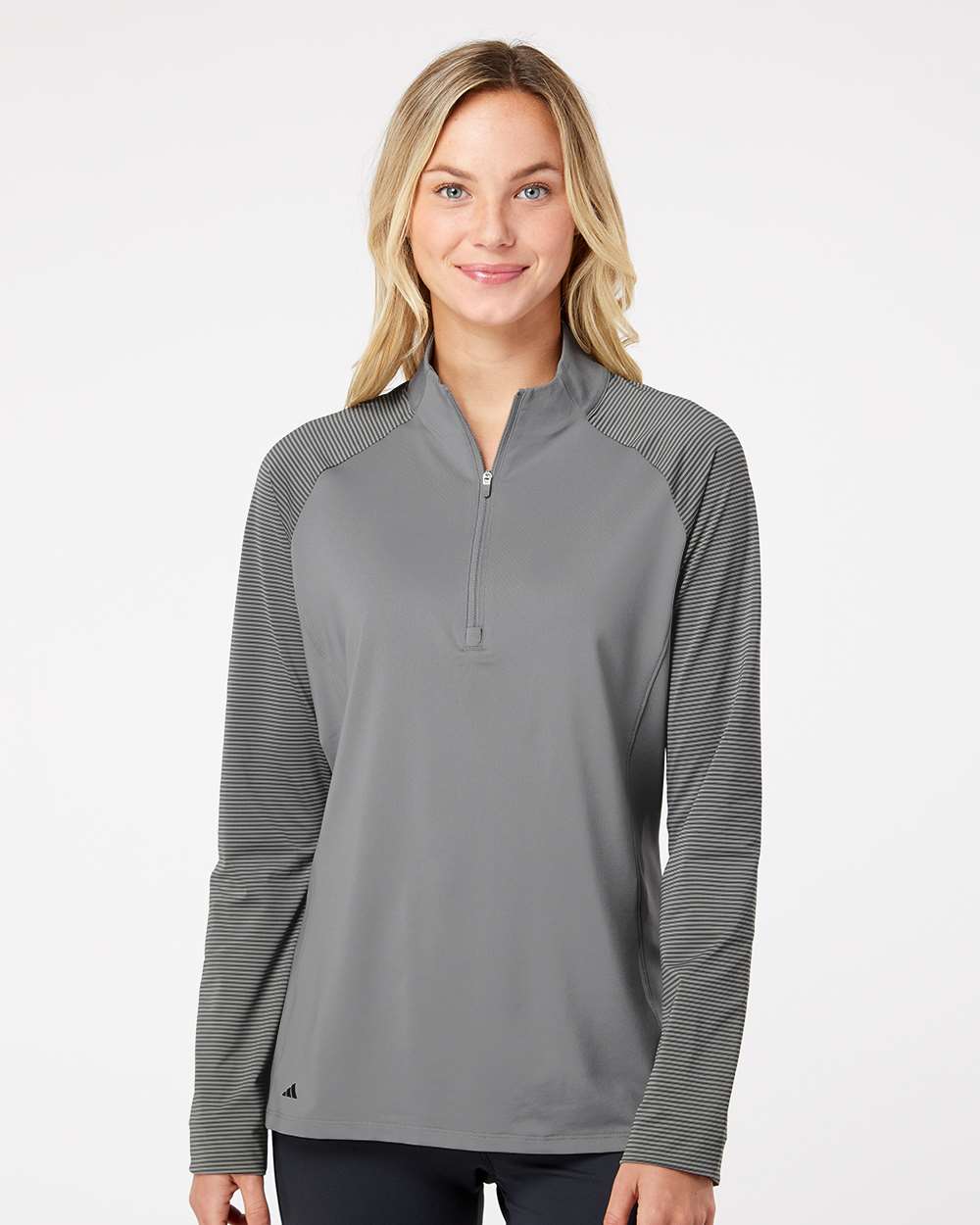 Women's Ultimate365 Lightweight Raglan Quarter-Zip Pullover - Grey Three