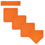 Champion Sports Indoor/Outdoor Throwdown Base Set - Orange