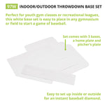 Champion Sports Indoor/Outdoor Throwdown Base Set