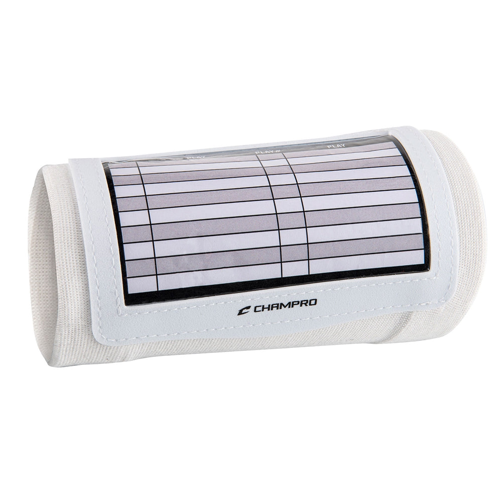 Champro Wristband Playbook - Single - White White
