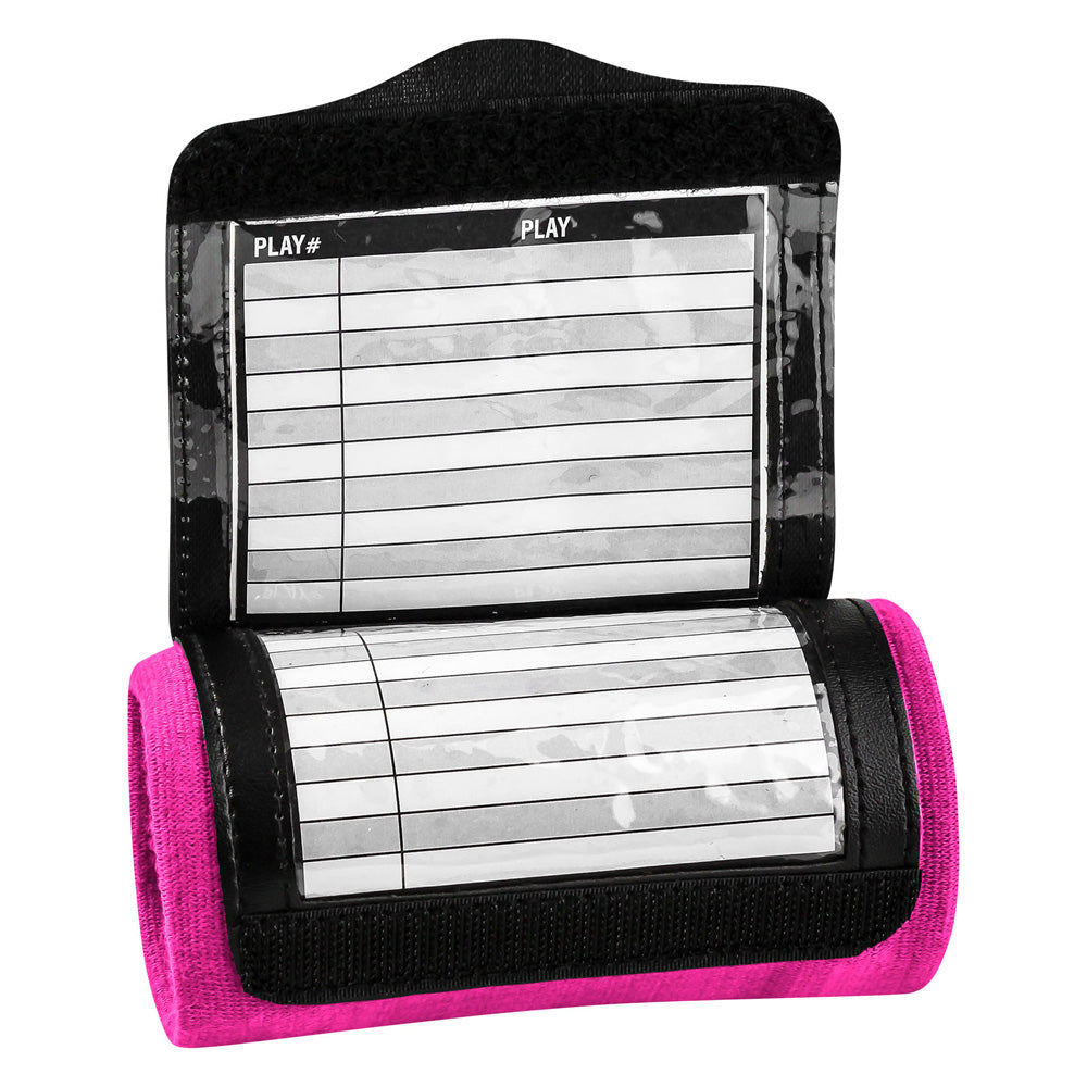 Champro Wristband Playbook - Triple - Optic Pink